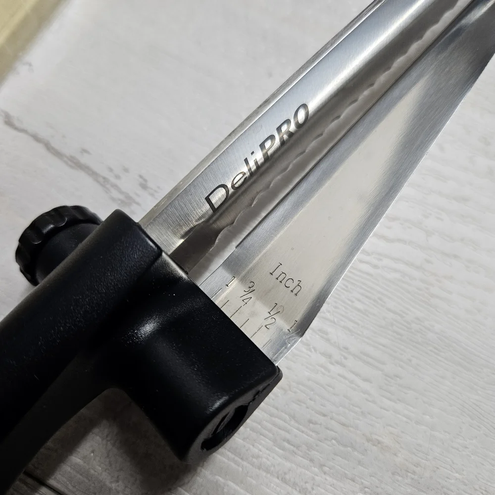 DeliPro the Knife With A Slicing Guide Stainless Steel New As Seen on TV